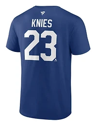 NHL Player T-Shirt Authentic Stack Matthew Knies Maple Leafs