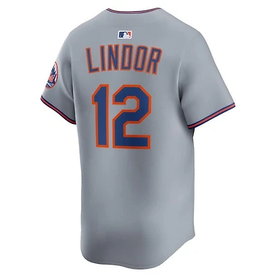 MLB Player Limited Jersey Road Francisco Lindor Mets