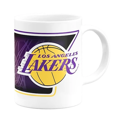 NBA Coffee Mug Subl. 11 Oz C-Handle White Lakers