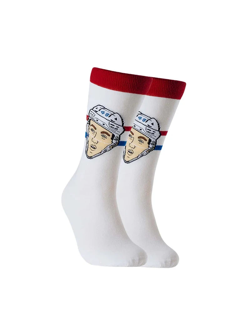 NHLPA Youth Player Socks Lane Hutson White Canadiens
