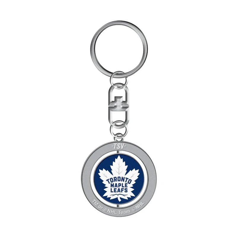NHL Keychain Spinner Maple Leafs