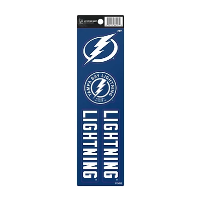 NHL 4Pc Sticker Sheet Lightning