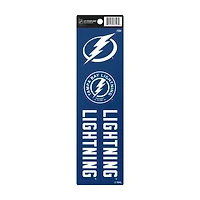 NHL 4Pc Sticker Sheet Lightning