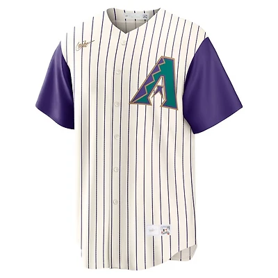 MLB Replica Jersey Blank Alternate Cream Throwback Cooperstown Collection Diamondbacks