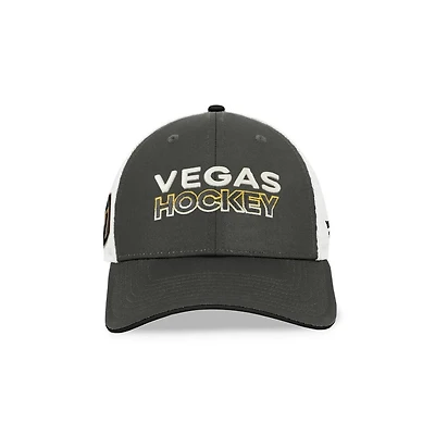 NHL Hat Structured Adjustable Trucker Authentic Pro Team Name Golden Knights