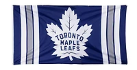 NHL Striped Vertical Jumbo Banner Flag 118" x 62" Maple Leafs