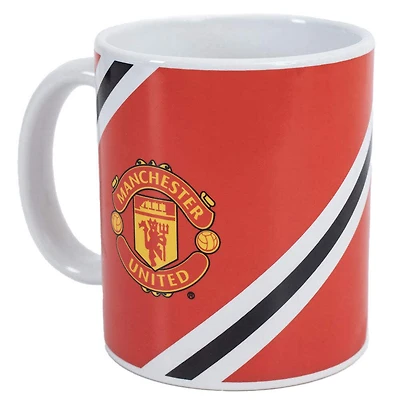 EPL Coffee Mug Stripes Manchester United FC
