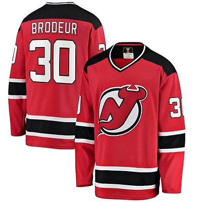 NHL Alumni Player Replica Breakaway Jersey Home Martin Brodeur Devils