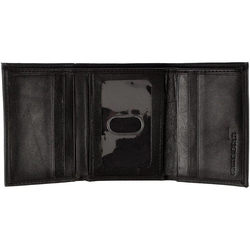 NHL Wallet Leather Tri-Fold Blackhawks (Black)