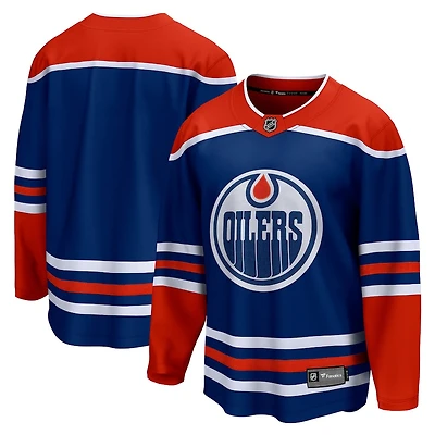 NHL Blank Replica Breakaway Jersey Home Oilers