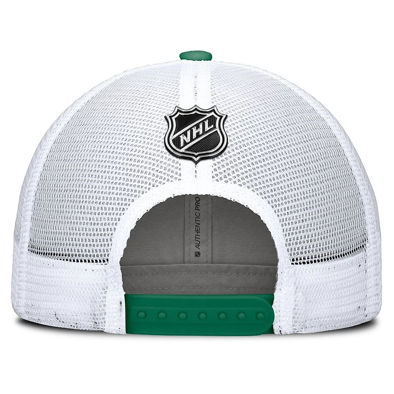 NHL Hat Structured Adjustable Trucker Authentic Pro Rink Side 6 2025 Canucks