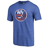NHL T-Shirt Tri-Blend Distressed Primary Logo Islanders