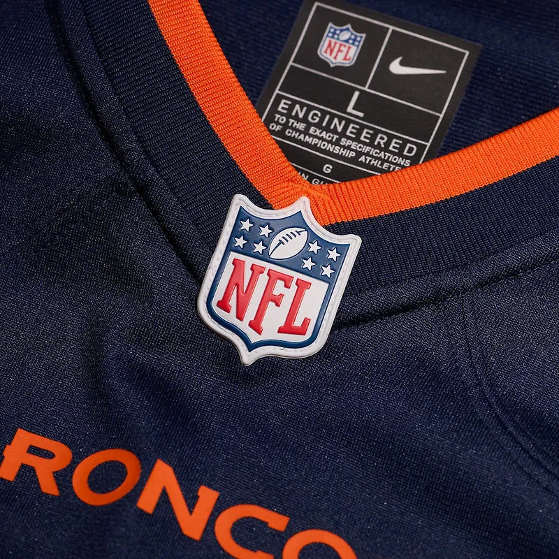 NFL Player Game Jersey Alt Navy Bo Nix Broncos
