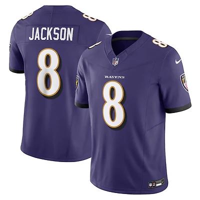 NFL Player F.U.S.E. Limited Jersey Home Purple Lamar Jackson Ravens