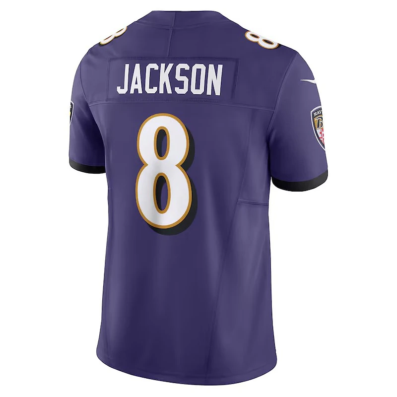 NFL Player F.U.S.E. Limited Jersey Home Purple Lamar Jackson Ravens