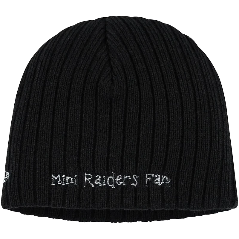 NFL Infant Knit Hat Mini Fan Beanie Raiders