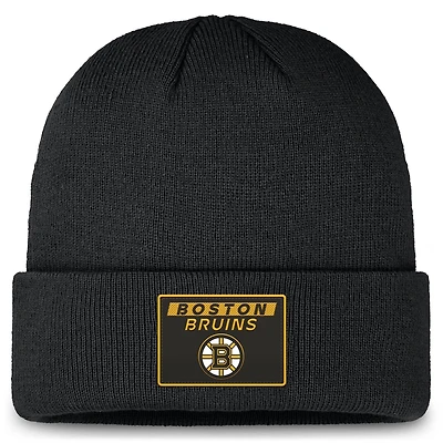 NHL Knit Hat Authentic Pro Prime Cuffed Beanie 2024 Bruins