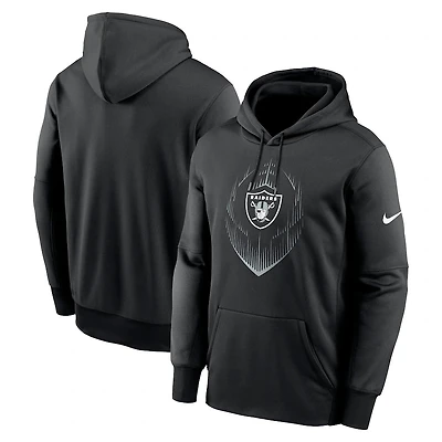 NFL Hoodie Pull Over Therma Icon Performance 2024 Raiders
