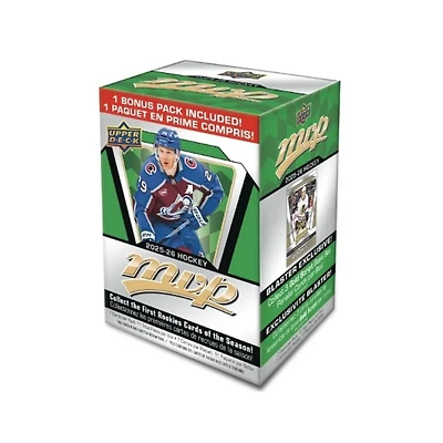 NHL Hockey Trading Cards Upper Deck Retail MVP 2025-26 Blaster Box
