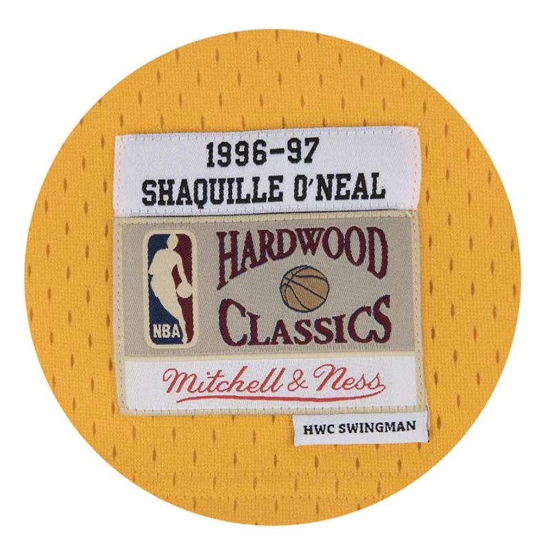 NBA Hardwood Classics Player 1996-97 Swingman Jersey Shaquille O'Neal Lakers (Gold)