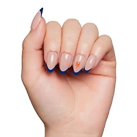 NFL Glamnetic French Tip Press-On Nails Seahawks