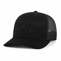 NHL Hat '47 MVP Contemporary Trucker Tonal Black Nordiques