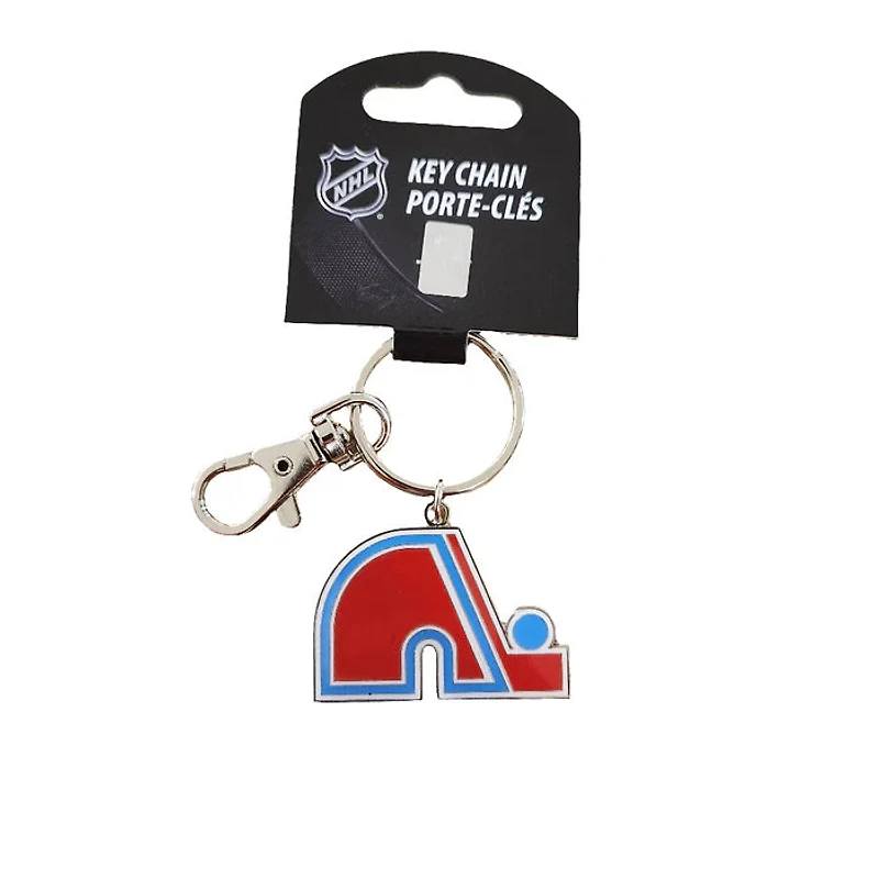 NHL Keychain and Swivel Clip Logo Nordiques