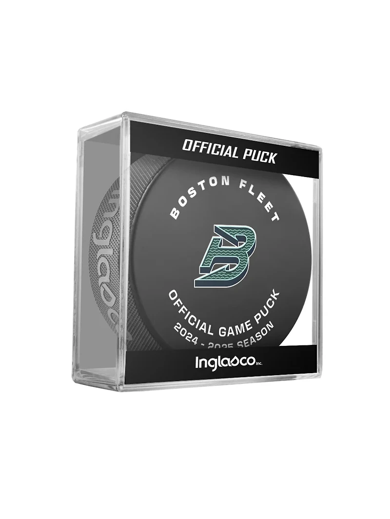 PWHL Game Puck 2025 Boston Fleet