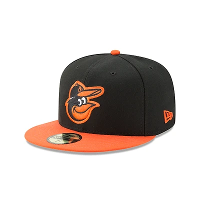 MLB Youth Hat 5950 ACPerf Road Orioles (Black & Orange)