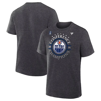NHL T-Shirt  2025 Western Conference Champions Locker Room Oilers