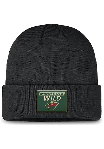 NHL Knit Hat Authentic Pro Prime Cuffed Beanie 2024 Wild