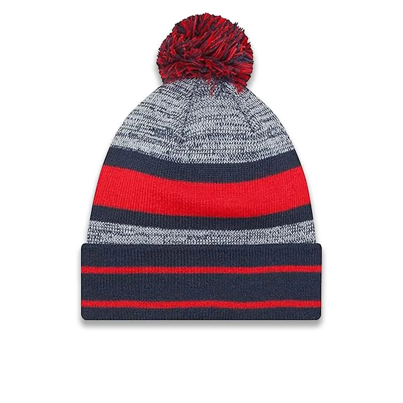 NFL Knit Hat Pom Cuff Patriots