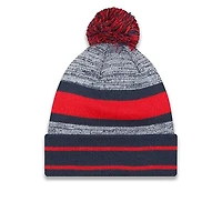 NFL Knit Hat Pom Cuff Patriots