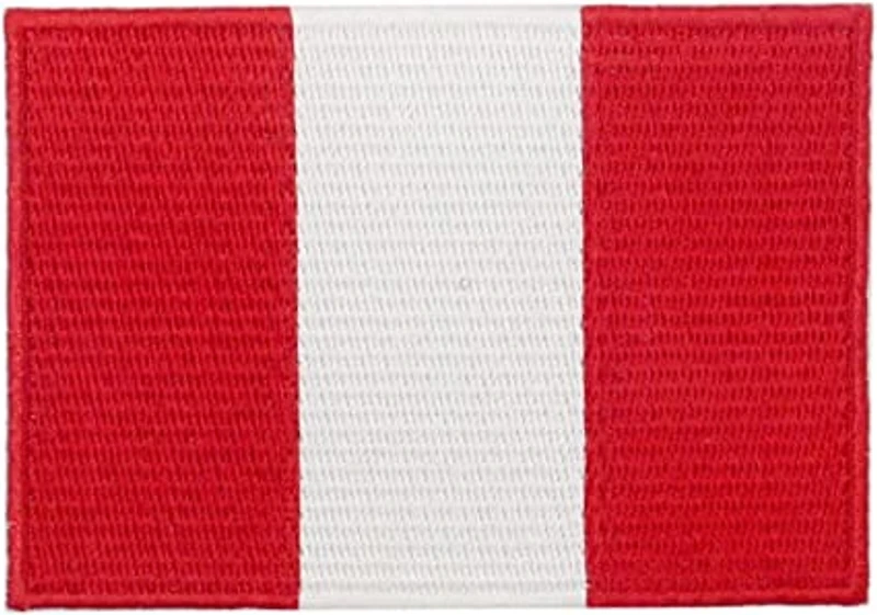 Country Patch Flag Peru (Plain)