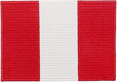Country Patch Flag Peru (Plain)