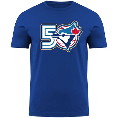 MLB T-Shirt 50th Anniversary Royal Blue Logo Jays