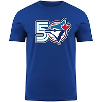 MLB T-Shirt 50th Anniversary Royal Blue Logo Jays