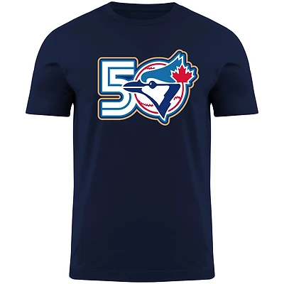 MLB T-Shirt 50th Anniversary Navy Blue Logo Jays