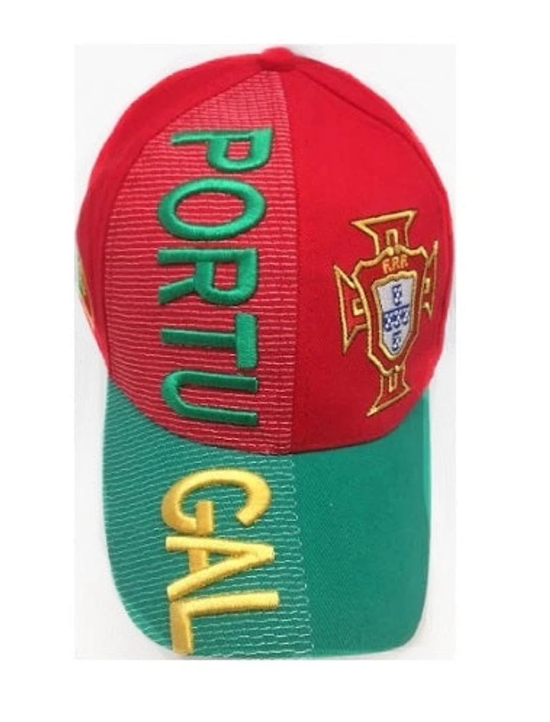 Country Youth Hat 3D Portugal (Red and Green)