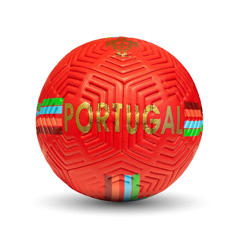 Country Soccer Ball Red Size 5 Portugal