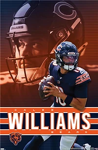 NFL Player Wall Poster Caleb Williams Bears