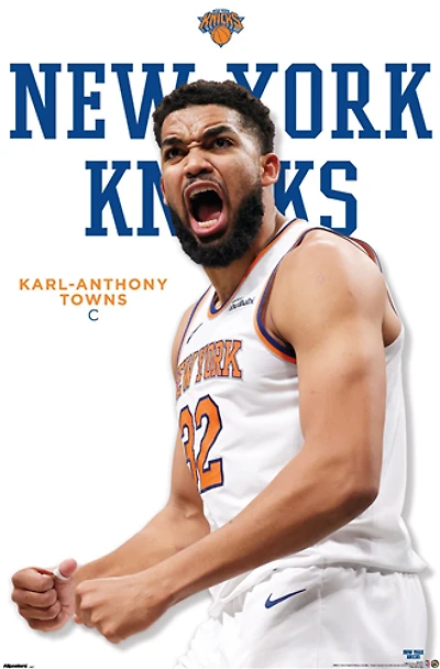 NBA Wall Poster Karl-Anthony Towns Knicks