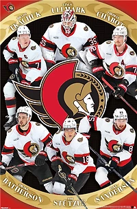 NHL Wall Poster Team 2025 Senators