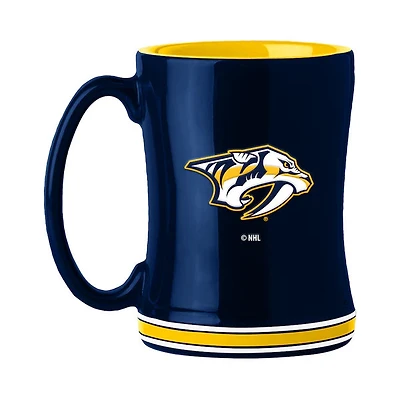 NHL Coffee Mug Sculpted Relief Predators