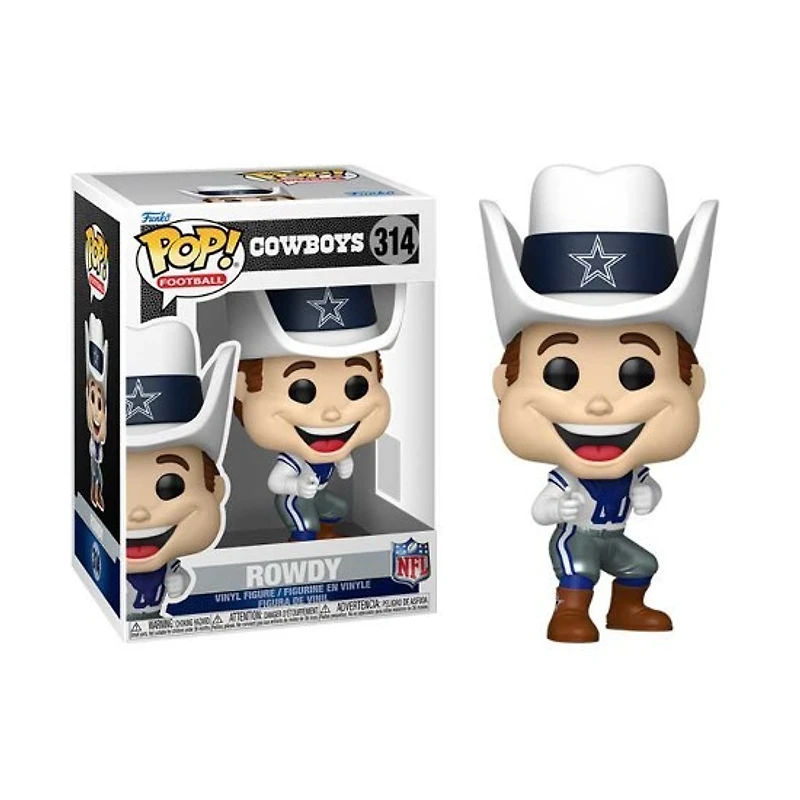 NFL Mascot Pop! Figure Cowboys Rowdy #314