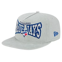 MLB Hat Golfer Snapback Corduroy Blue Jays
