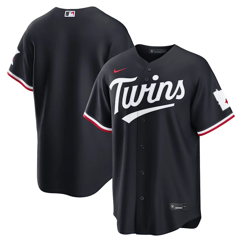 MLB Stadium Jersey Blank Alt Navy Twins