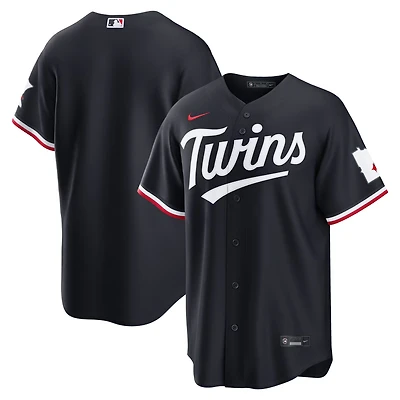 MLB Stadium Jersey Blank Alt Navy Twins