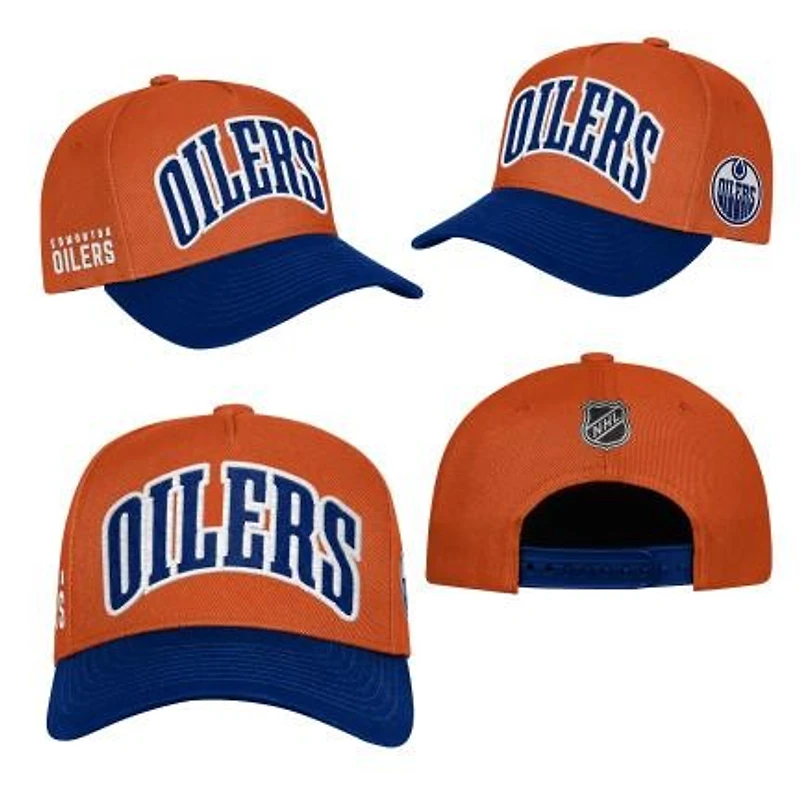 NHL Youth Snapback MVP Pro Pinch Oilers