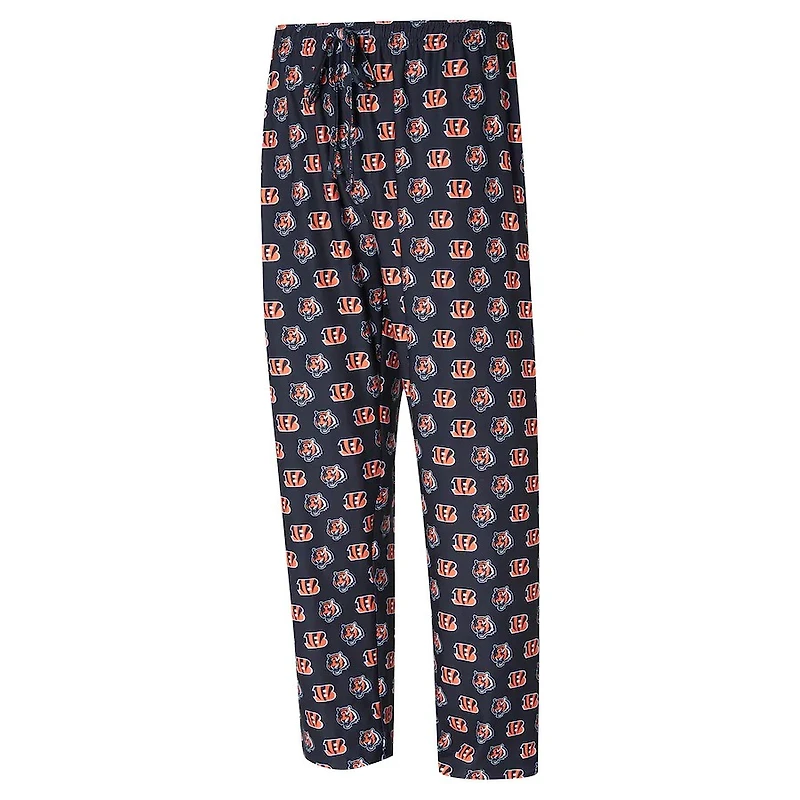 NFL PJ Pants Record Allover Print Bengals